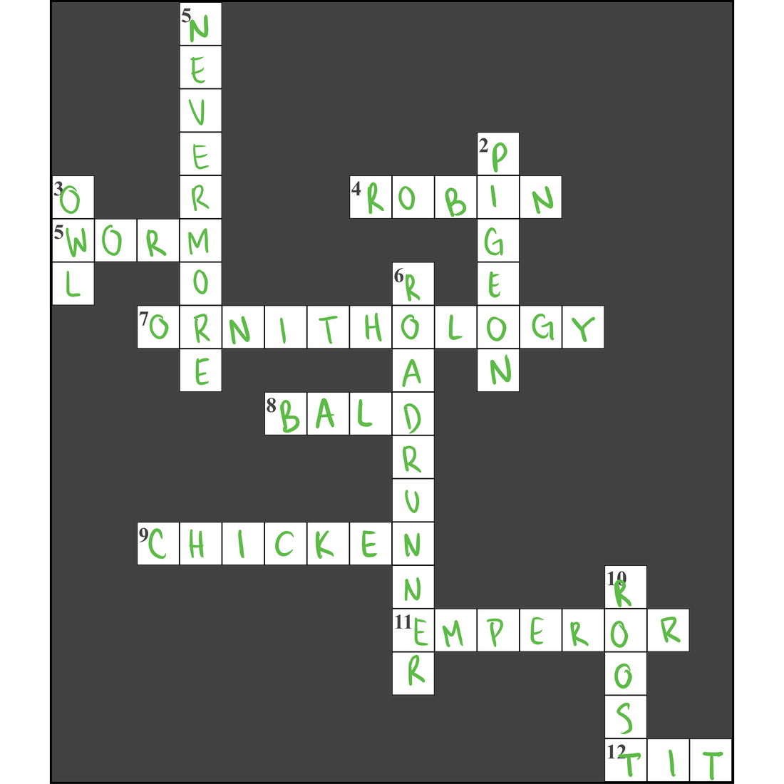 Fable Grove Mail Club - July 2026 Cross Word Answers